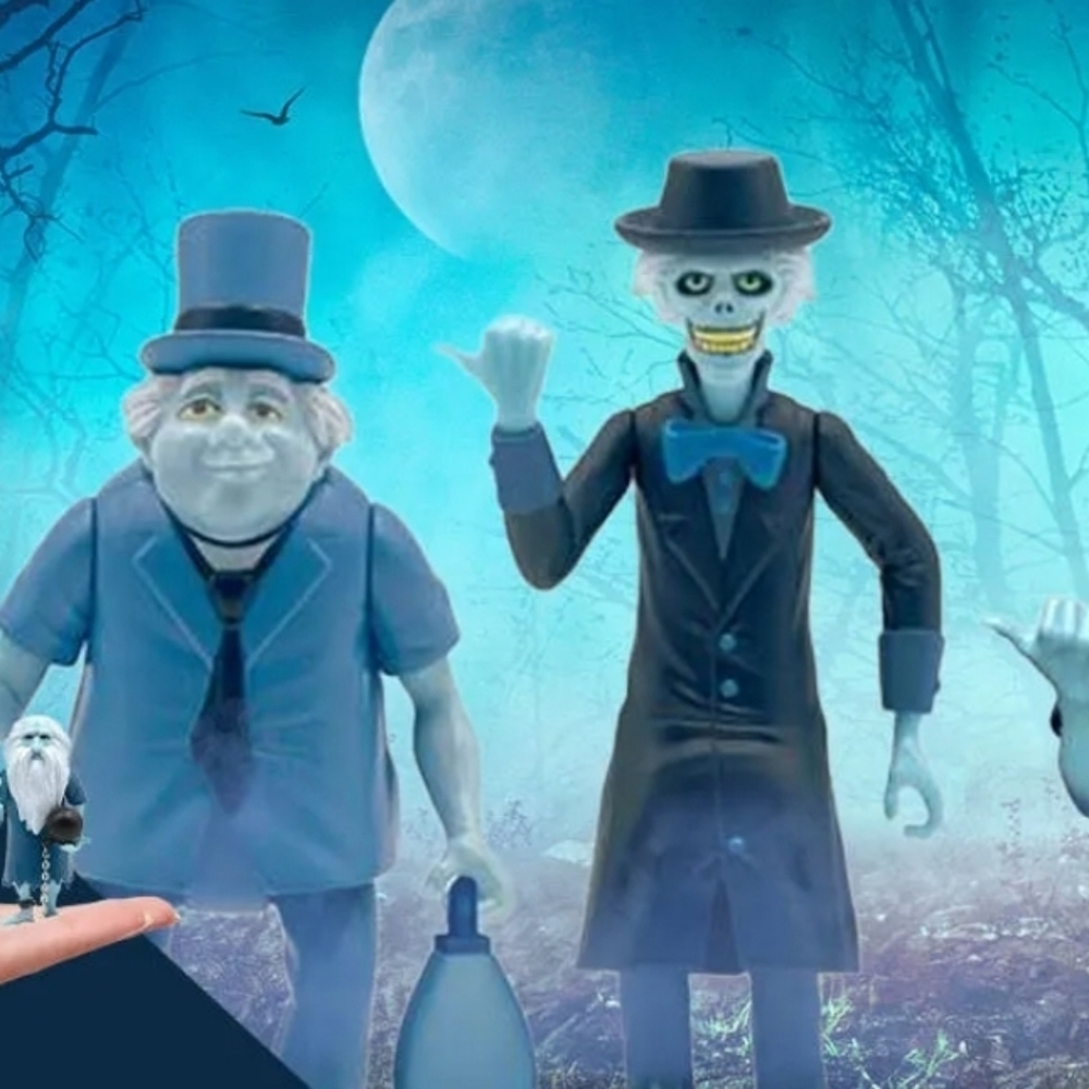 Disney Haunted Mansion Hitchhiking Ghosts ReAction Figure Set 2020 Super7 SDCC - Picture 5 of 14